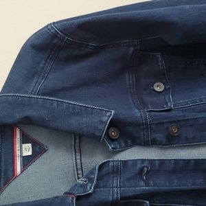 TOMMY HILFIGER Jean Jacket Classic Regular Fit, Blue Denim, Large, NWOT